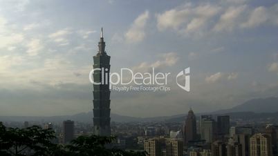 Taipei 101 building timelapse