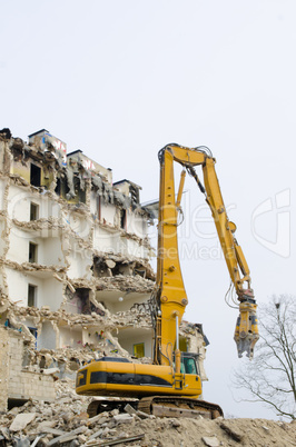 Block of flats demolition