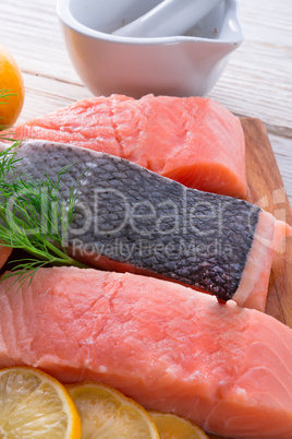 salmon raw