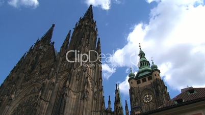 Prague Castle time lapse,Prague,Czech Republic