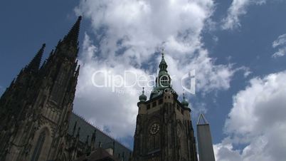 Prague Castle time lapse,Prague,Czech Republic