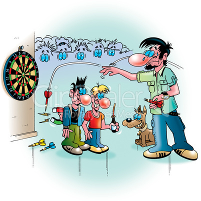 Analoge Spiele: Dart