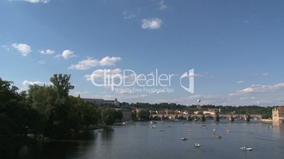 Pan Vltava river Prague,Prague,Czech Republic