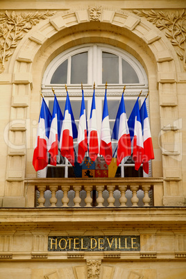 Rathaus, Hotel de Ville in Amiens, Frankreich