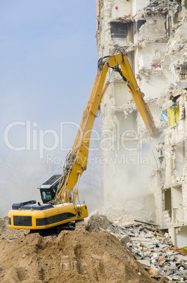 Block of flats demolition