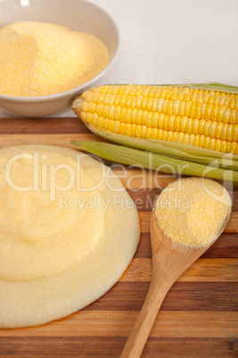 polenta corn mais flour cream