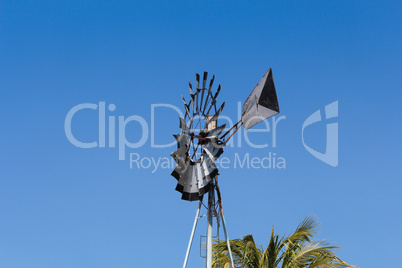 Windmill on the field