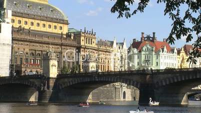 zoom out from the Legion Bridge, Prague",Prague,Czech Republic