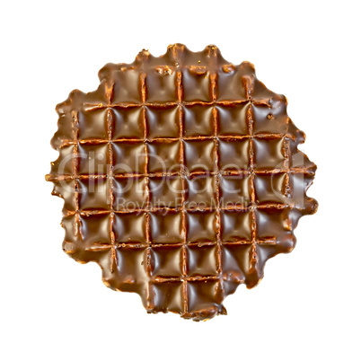 Wafer in chocolate