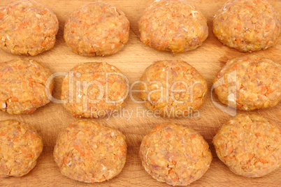 Cutlets on the kitchen chalkboard