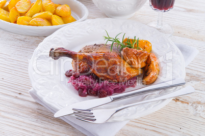 roasted duck