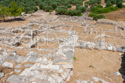 Ruins of Gournia. Crete, Greece
