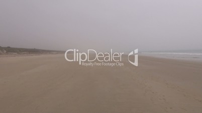 foggy beach