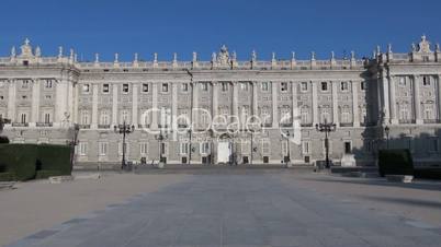 Madrid Royal Palace front
