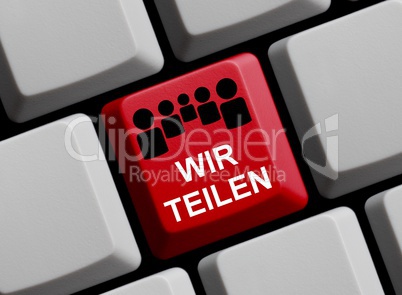 Wir teilen online