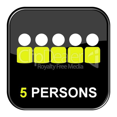 Button: 5 Persons