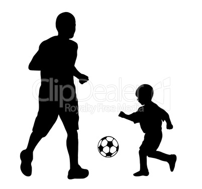 Soccer Player Silhouette