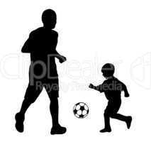 Soccer Player Silhouette