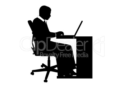 Businessman At Desk