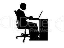 Businessman At Desk