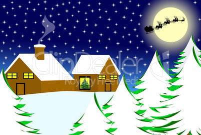 Christmas landscape