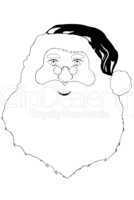 Face of Santa Claus