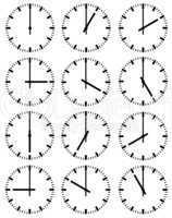 Illustration Of Clocks
