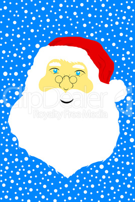 Face of Santa Claus