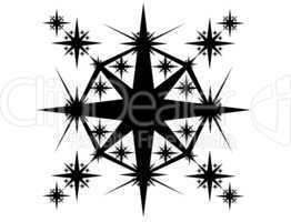 Black snowflake