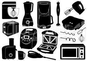 Set Of Kitchen Appliances