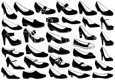 Shoes Illustration Set