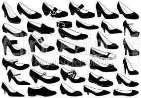 Shoes Illustration Set