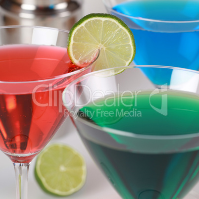 Bunte Cocktails