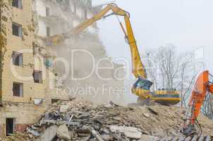 Block of flats demolition