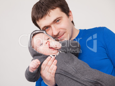 father with his baby boy