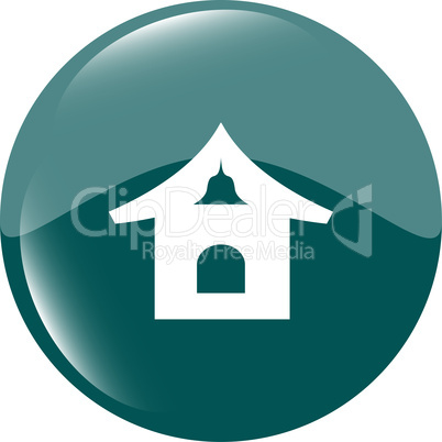 house web icon button