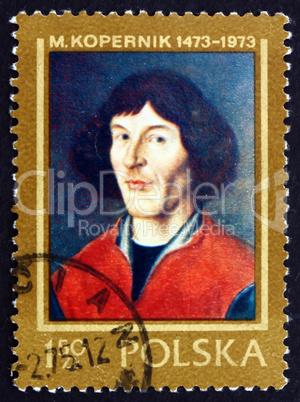 postage stamp poland 1973 nicolaus copernicus