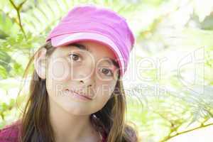 Young Child Girl Portrait Outside