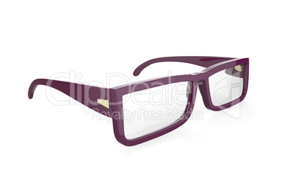 Purple eyeglasses
