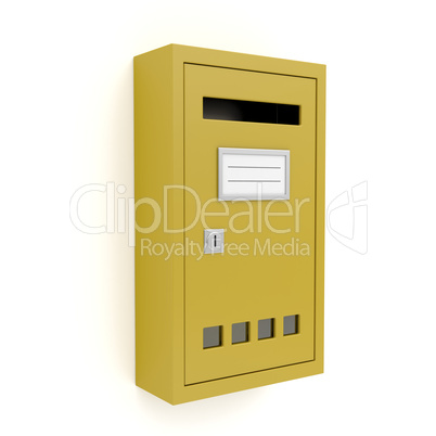 Yellow mailbox