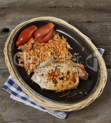 Rice With Pork Meat