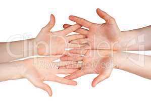 four hands