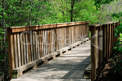 Wooden bridge