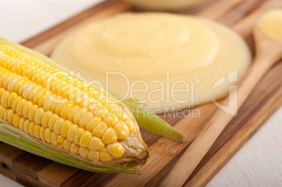 polenta corn maize flour cream