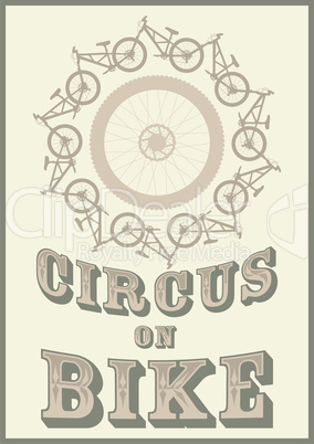 Circus on bike