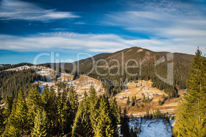 landscape  in mountains Carpathians, Ukraine