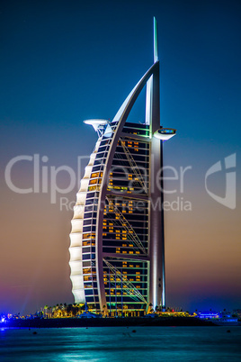 Burj Al Arab is a luxury 5 stars hotel