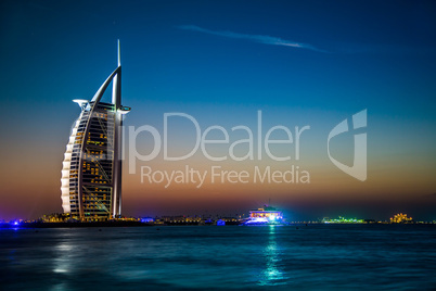 Burj Al Arab is a luxury 5 stars hotel