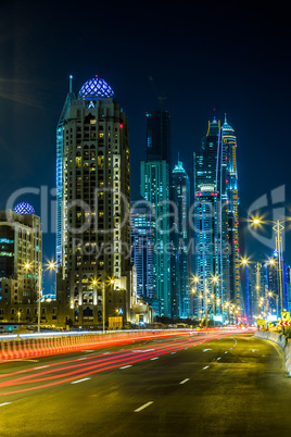 Dubai Marina cityscape, UAE