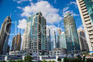 Dubai Marina cityscape, UAE